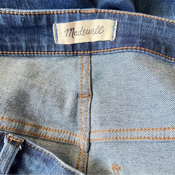 Madewell Curvy High Rise Skinny Crop Jeans Medium Wash Denim Women’s Size 32 - Picture 7 of 9